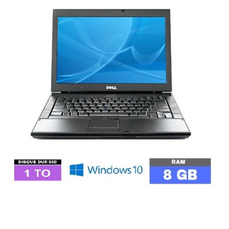 DELL E6500  Windows 10 - SSD 1 To - Ram 4 Go - N°060922 - GRADE B