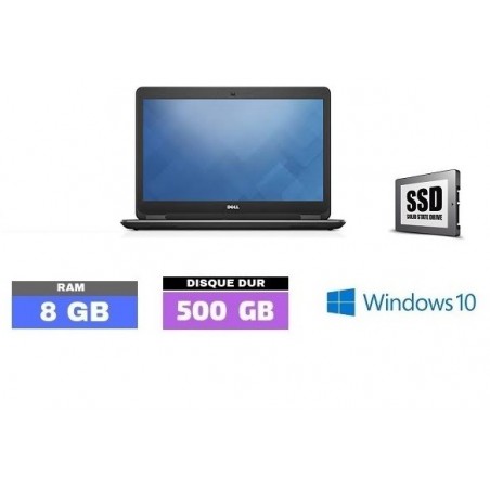 DELL E7440 Core I5 - WINDOWS 10 - SSD 500 Gb - Ram 8 Go- N°130902 - GRADE B