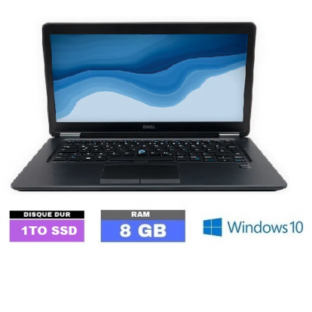 DELL E7450 - Windows 10 - SSD 1 TO - Core I5 - Ram 8 Go - N°130906