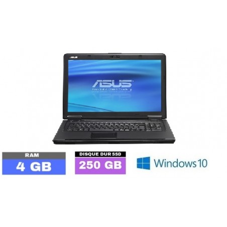 ASUS X71SL - WINDOWS 1O - 4 GO RAM - SSD 250 GO - N°270905 - GRADE B
