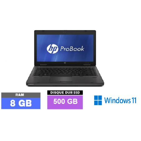 HP PROBOOK 6460B - CORE I5 - SSD 500 GO - Windows 11 - Ram 8 Go - N°280902 - GRADE B