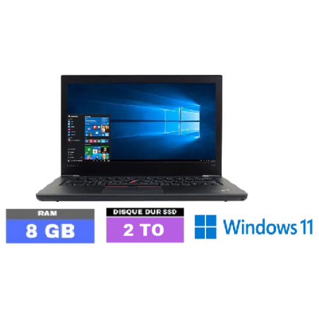 LENOVO T440 - Windows 11 - Core I5 - SSD 2 TO - Ram 8 Go - Webcam - N°300906 - GRADE B