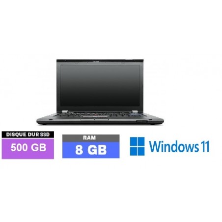 LENOVO T420 Intel Core I5 sous Windows 11 - SSD 500 GO - Ram 8 Go - N°031004 - GRADE B