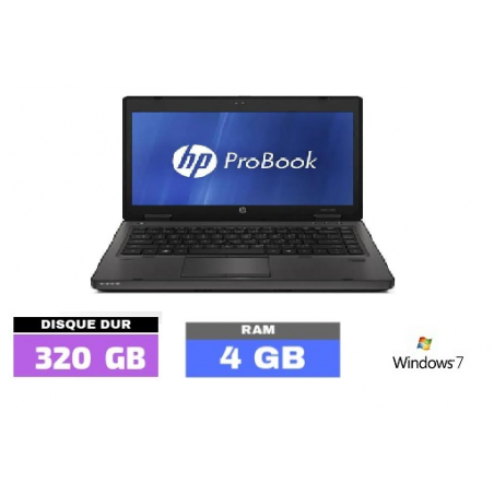 HP PROBOOK 6460B - CORE I5 - HDD 320 GO - Windows 7 32 BITS - Ram 4 Go - N°031010 - GRADE B
