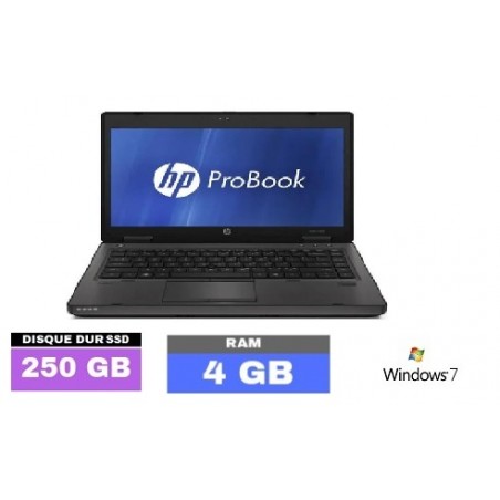 HP PROBOOK 6460B - CORE I5 - SSD 250 GO - Windows 7 32 BITS - Ram 4 Go - N°031009 - GRADE B