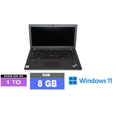 LENOVO THINKPAD X270 - Core I5 - Windows 11 - SSD 1 TO - Ram 8 Go - N°131012 - GRADE B