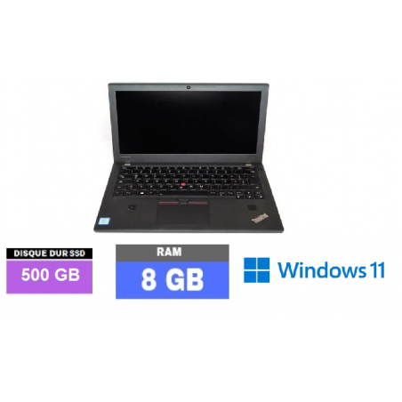 LENOVO THINKPAD X270 - Core I5 - Windows 11 - SSD 500 GO - Ram 8 Go - N°131013