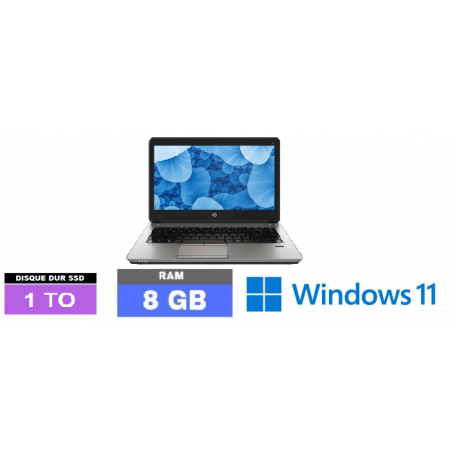 HP PROBOOK 640 G2 - Windows 11 - SSD 1 TO - Core I5 - Ram 8 Go - N141007 - GRADE B