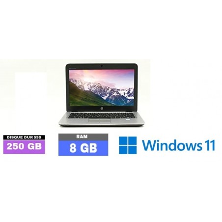 HP Elitebook 820 G3 - Core i5 -  8 Go RAM - SSD 250 GO - Windows 11 - N°141009 - GRADE B
