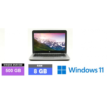 HP Elitebook 820 G3 - Core i5 -  8 Go RAM - SSD 500 GO - Windows 11 - N°141010 - GRADE B