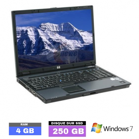 HP COMPAQ 8710P 17 " sous Windows 7 - SSD 250 Go - 4 Go RAM - N°250822 - GRADE B