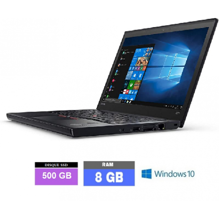 LENOVO THINKPAD X270 - Core I5 - Windows 10 - SSD 500 GO - Ram 8 Go - N°131008 - GRADE B