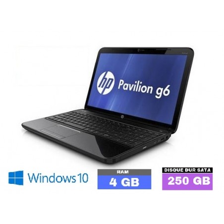 HP PAVILION G6 - Windows 10 - SSD 250 Go - 4 Go de Ram - N°251101 - GRADE B