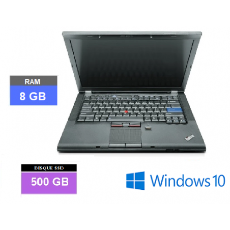 LENOVO T410 -Windows 10 - Core I5 -SSD 500 GO - Ram 8 Go- N°251103 - GRADE B