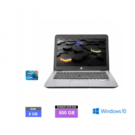 HP 820 G4 - RAM 8 GO - SSD 500 GO - Windows 10 - N°281102 - GRADE B