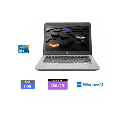 HP 820 G4 CORE I5- RAM 8 GO - SSD 250 GO - Windows 11 - N°291101 - GRADE B