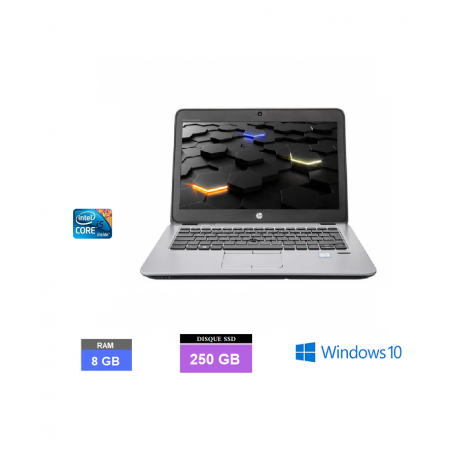 HP 820 G4 - RAM 8 GO - SSD 250 GO - Windows 10 - N°281101 - GRADE B