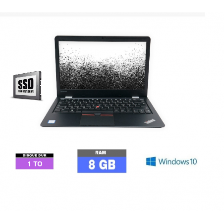 LENOVO THINKPAD 13 - Core I3- Windows 10 - SSD 1 TO - Ram 8 Go - N°011203 - GRADE B
