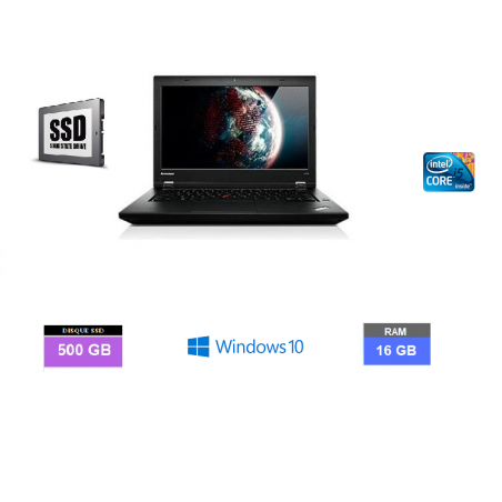 LENOVO L440 I5 - Windows 10 - SSD 500 GO- Ram 16 Go- N°081212 - GRADE B