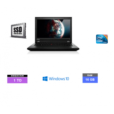 LENOVO L440 I5 - Windows 10 - SSD 1 TO- Ram 16 Go- N°081213 - GRADE B