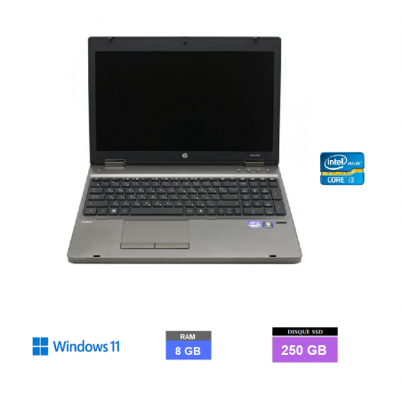 HP 6560B CORE I3 - SSD 250 GO - 8 GO RAM - WINDOWS 11 - N°030109 - GRADE B