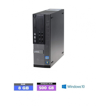 DELL OPTIPLEX 7010 SFF  Windows 10 - Core I5 - SSD 500 go - Ram 8 Go - N°120109 - GRADE B