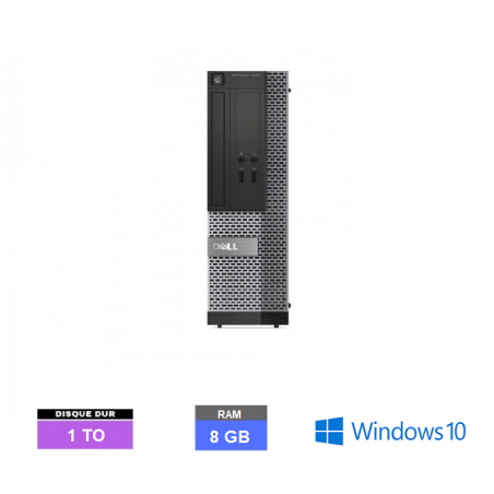 Dell optiplex 3020 sff - Core I5 - Ram 8 GO - SSD 1 TO - Windows 10  N°130103 - GRADE B