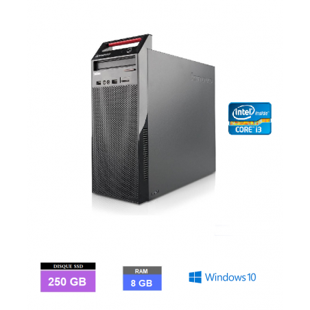 LENOVO E73 THINKCENTRE- INTEL CORE I3 - Ram 8 GO - SSD 250 GO- Windows 10 N°130117 - GRADE B