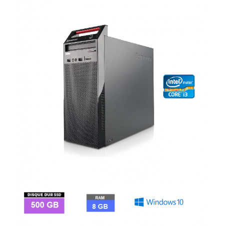 LENOVO E73 THINKCENTRE- INTEL CORE I3 - Ram 8 GO - SSD 500 GO - Windows 10 N°130118 - GRADE B
