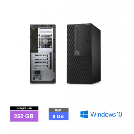 Dell optiplex 3050 TOUR  - Core I5 - Ram 8 GO - SSD 250 GO Windows 10 N°160101 - GRADE B