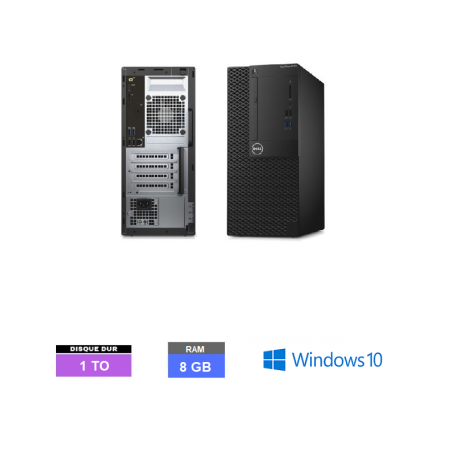 Dell optiplex 3050 TOUR - Core I5 - Ram 8 GO - SSD 1 TO Windows 10 N°160103 - GRADE B