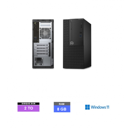 Dell optiplex 3050 TOUR - Core I5 - Ram 8 GO - SSD 2 TO Windows 11 N°160108 - GRADE B
