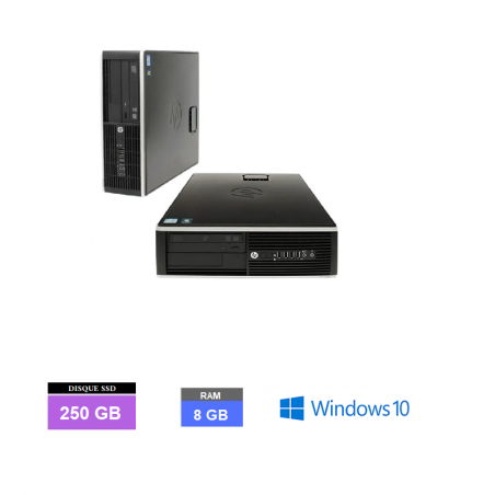 HP 8200 elite SFF CORE-I7 - Ram 8 GO - SDD 250 GO Windows 10 N°180102 - GRADE B