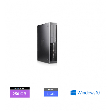 HP 6000 PRO SFF - SSD 250 GO - 8 Go RAM - Windows 10 N°180117 - GRADE B