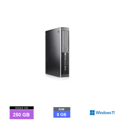 HP 6000 PRO SFF - SSD 250 GO - 8 Go RAM - Windows 11 N°180120 - GRADE B