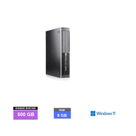 HP 6000 PRO SFF - SSD 500 GO - 8 Go RAM - Windows 11 N°180121 - GRADE B