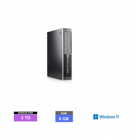 HP 6000 PRO SFF - SSD 2 TO - 8 Go RAM - Windows 11 N°180123 - GRADE B