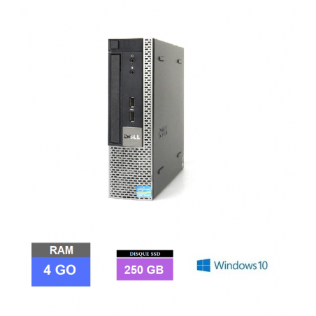 UC DELL OPTIPLEX 7010 SFF Pentium - Windows 10 - SSD 250 Go - Ram 4 Go - N°040101 - GRADE B