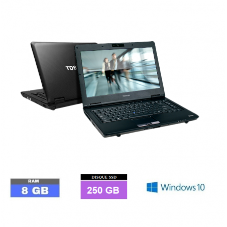 THOSHIBA M11 -  Core I3 - SSD 250 GO - RAM 8 GO - Windows 10 N°190109 - GRADE B