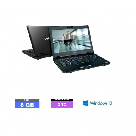 THOSHIBA M11 -  Core I3 - SSD 2 TO - RAM 8 GO - Windows 10 N°190112 - GRADE B