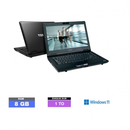 THOSHIBA M11 -  Core I3 - SSD 1 TO - RAM 8 GO - Windows 11 N°190115 - GRADE B