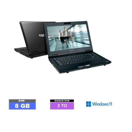 THOSHIBA M11 -  Core I3 - SSD 2 TO - RAM 8 GO - Windows 11 N°190116 - GRADE B