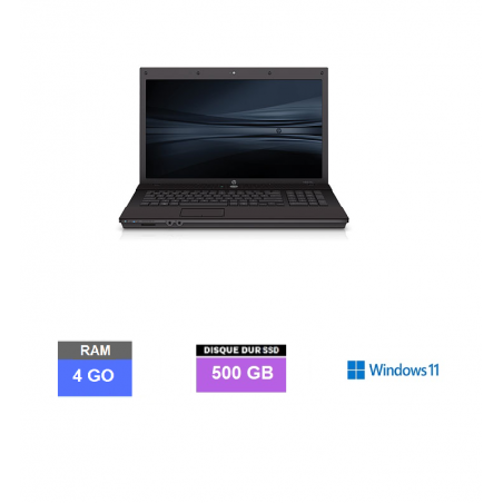 PROBOOK 4710S - Core I2 - SSD 500 GO - RAM 4 GO - Windows 11 N°200105 - GRADE B