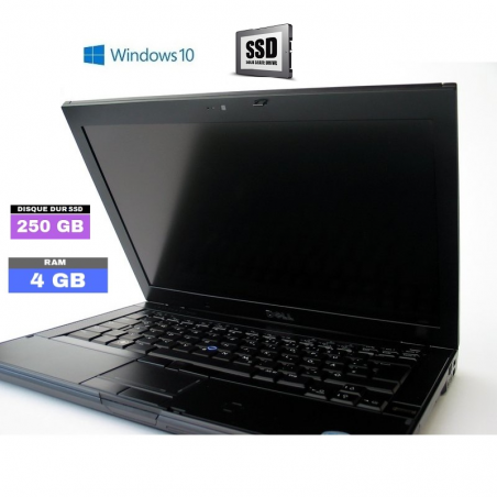 DELL E6400 - SSD 250  Go - Windows 10 - Ram 4 Go - N°270102 - GRADE B