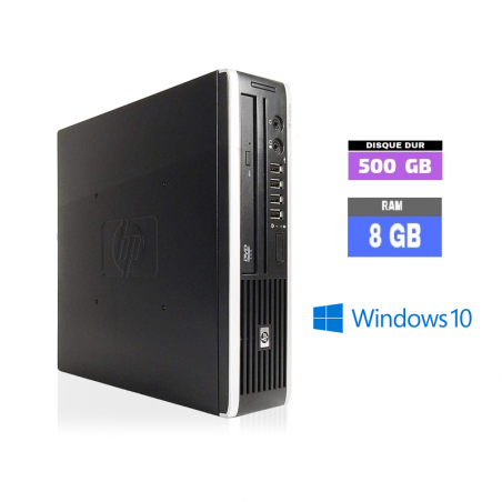 HP Compaq 8200 Elite Ultra-slim - Windows 10 - hdd 500 Go- Core I3 - 8 Go RAM - N°270102 - GRADE B