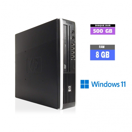 HP Compaq 8200 Elite Ultra-slim - Windows 11 -  hdd 500 go  - Core I3 - 8 Go RAM - N°310101 - GRADE B