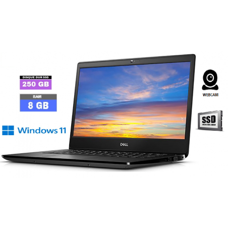 Dell latitude 3400  - GRADE B -  Core I5 - Ram 8 Go - SSD 250 Go-  WEBCAM - WINDOWS 11 N°200304