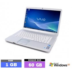 SONY PCG-7A1M sous Windows XP - Ram 2 Go- N°111802