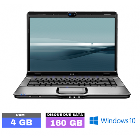 HP DV6000 Windows 10 - HDD 120 Go SSD- Ram 4 Go- N°111901 - GRADE B