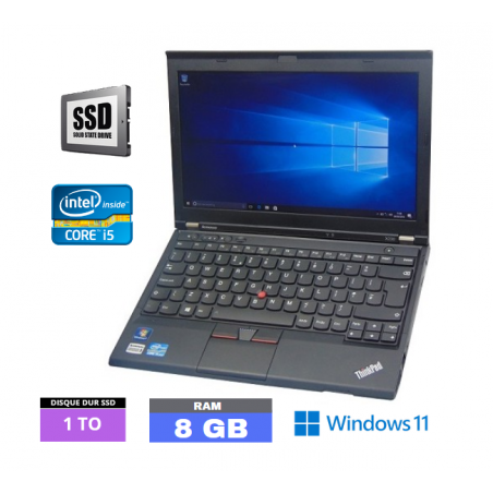 LENOVO THINKPAD X230 Core I5 Windows 11 SSD 1 To  Ram 8 Go - N°070402 - GRADE B